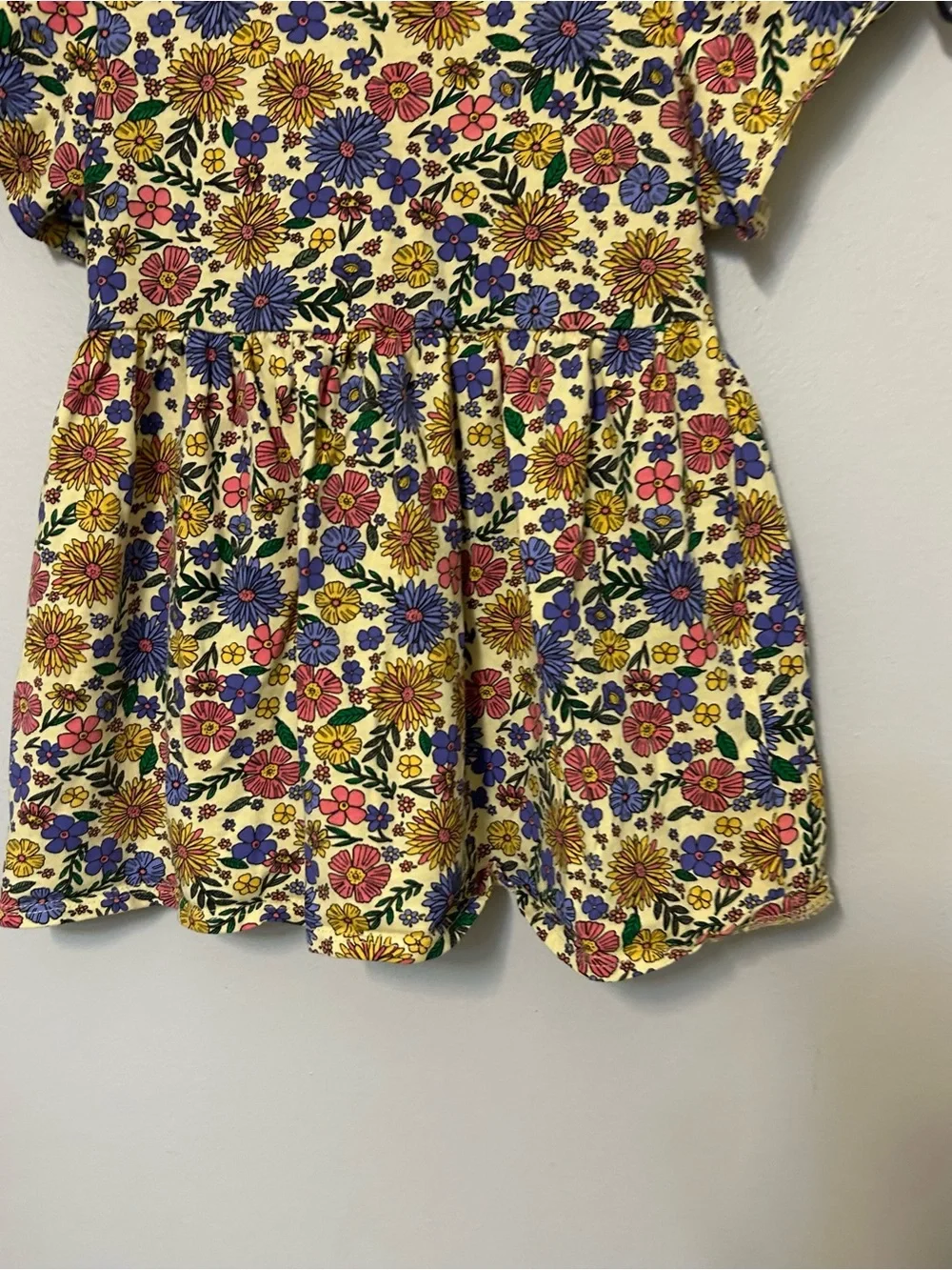 DIP Baby Girl Dress 2T‎ Multicolored Floral Short Sleeve Summer Casual